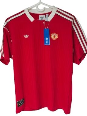 adidas Originals Manchester United Retro Football Jersey NWT Size M